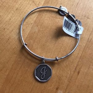 Alex and Ani, J charm bracelet